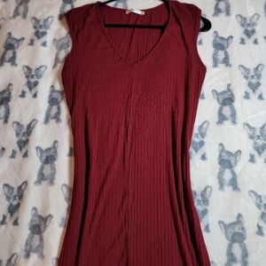 Burgundy Dress - L